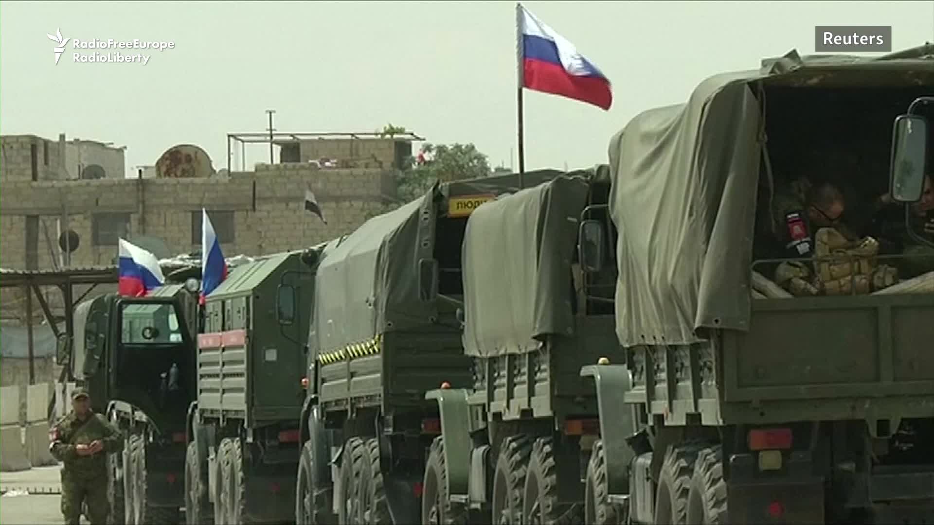 Russian Military Police Deployed To Syria's Douma